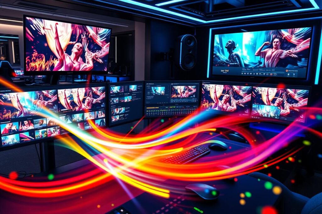 experiência de edição de vídeo personalizável